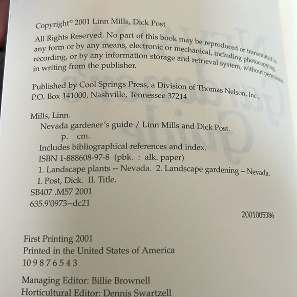 Nevada Gardener’s Guide Book - Picture 4 of 5